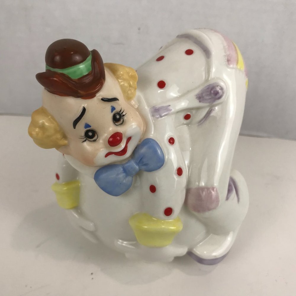 Lefton Ceramic Clown Night Light